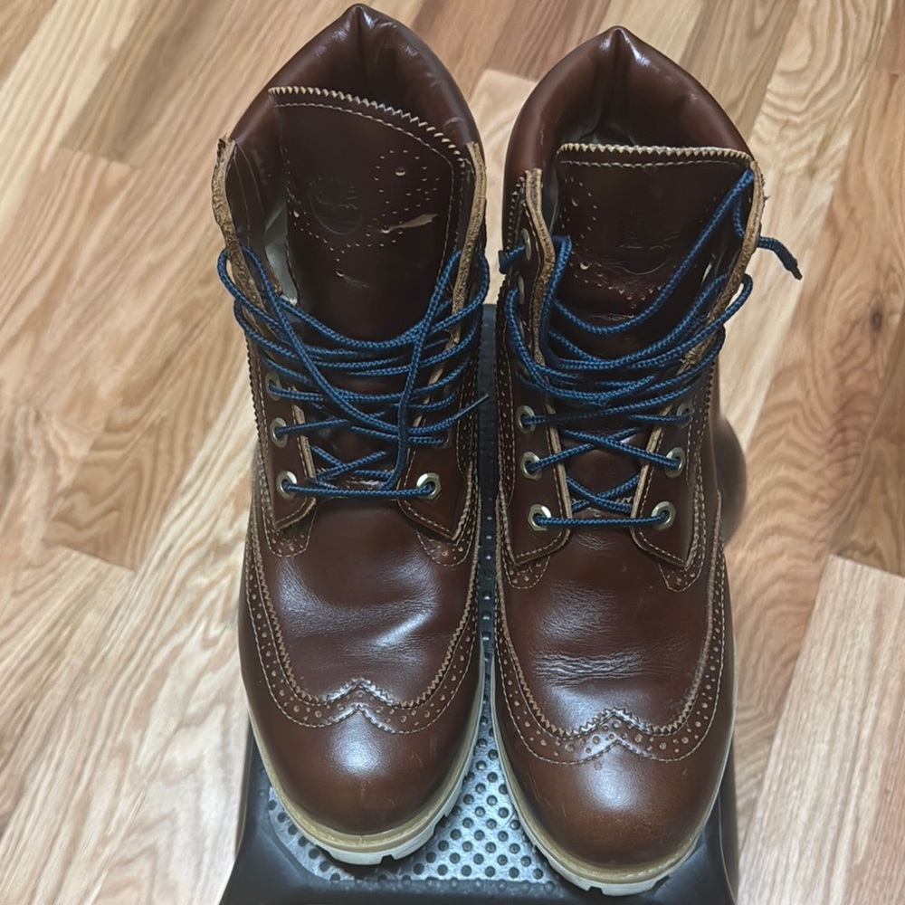 Timberland Brown Leather Limited Edition Wingtip Boots